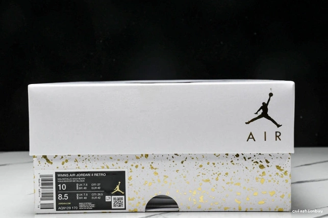 Retro 4 Metallic Jordan Gold AQ9129-170 0910